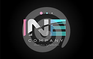 INE i n e three letter logo icon design