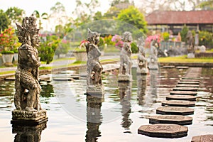 Water Palace of Tirta Gangga in East Bali, Karangasem, Indonesia photo