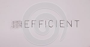 Inefficient Word Improve photo