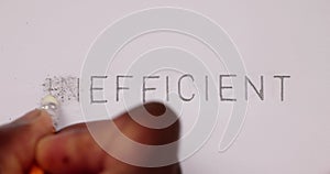 Inefficient Word Improve photo