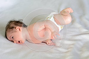 Infant baby roll over