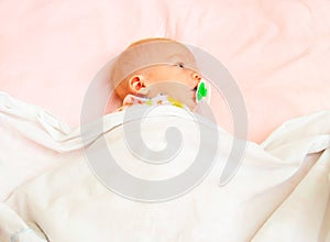 Infant in blanket