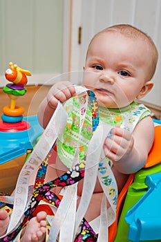 Infant and Ribbons
