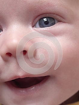 Infant's face