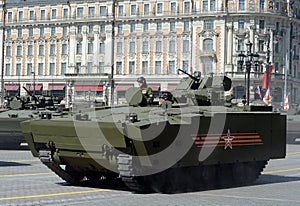 Infantry fighting vehicle BMP on medium tracked platform kurganets-25