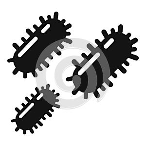 Infection virus icon, simple style