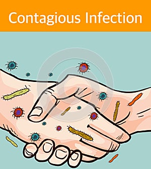 Infectious diseases illustraation