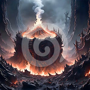 Infernal Abyss of Torment, A bottomless pit of searing flames