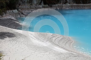 Inferno Crater in Waimangu Volcanic Rift Valley. Rotorua. New Zealand