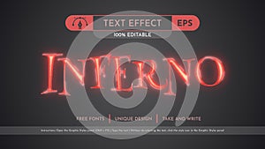 Inferno - Editable Text Effect, Font Style