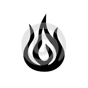 Inferno inscribe flame icon photo