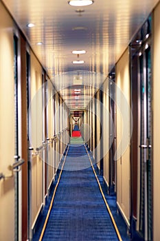 Infinite hotel corridor