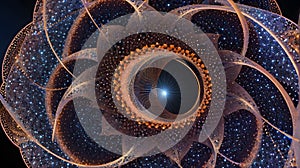 Infinite Loops and Spheres: An Abstract Vision of Multidimensional Cosmic Space