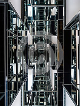 Infinite Mirrored Hallway Illusion