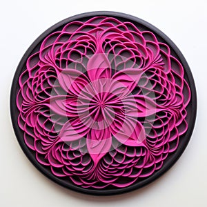 Infinity 414 Pink Paper Flower Art By Oleh Gebru Alie