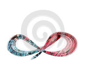 Infinity abstract line composition texture background