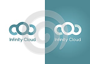 Infinity Cloud. A Cloud in an infinity shape.