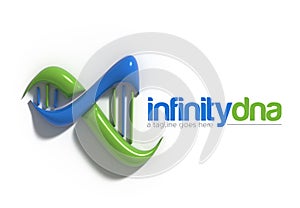 infinity dna Branding Identity Corporate 3D Logo Design