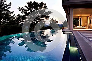 infinity edge pool a pool with one or more edges that overflow i