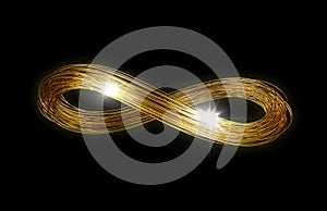 Infinity gold lines
