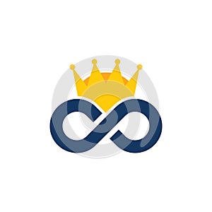 Infinity King Logo Icon Design
