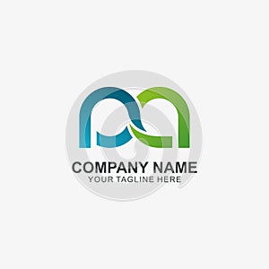 Infinity letter P & A logo icon, Initial Logo used for your Company