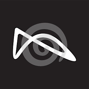 Infinity line abstract logo icon vector