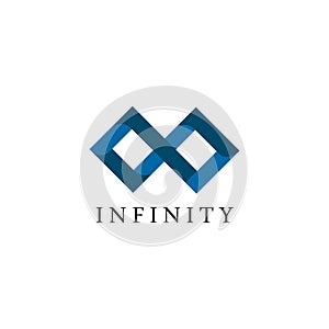Infinity logo design vector template