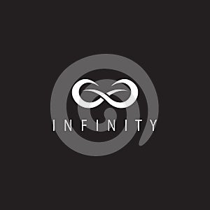 Infinity logo vector icon