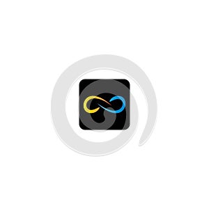 Infinity logo vector icon