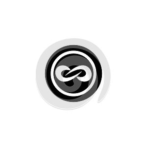 Infinity logo vector icon