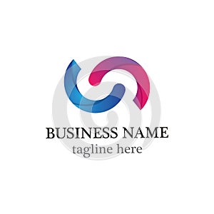 Infinity logo vector icon