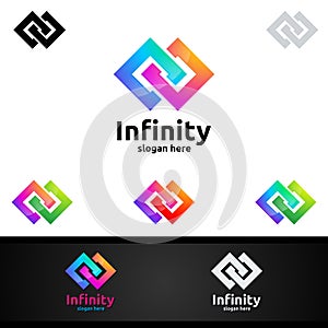Infinity loop logo Design