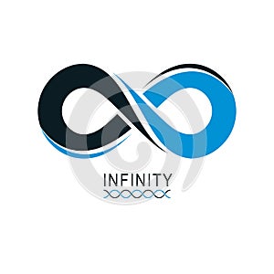 Infinity Loop vector symbol, conceptual logo special design