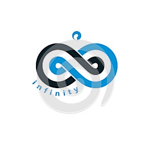 Infinity Loop vector symbol, conceptual logo special design.