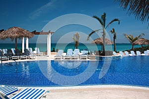 Infinity Pool on a Cuba Resort photo