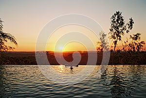 Infinity Pool Sunset