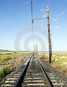 Infinity railway track