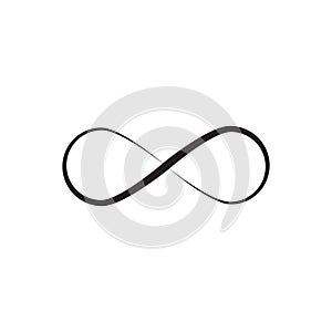Infinity sign vector icon