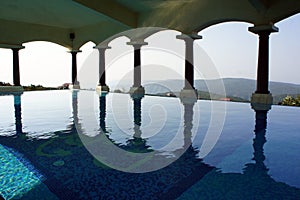 Infinity swimming pool