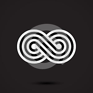 Infinity symbol icon