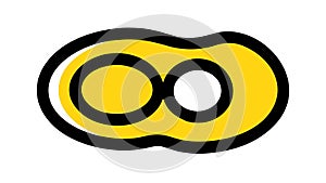 Infinity Symbol Icon. Eternity, endlessness, or continuous loop design, vector design Generative AI
