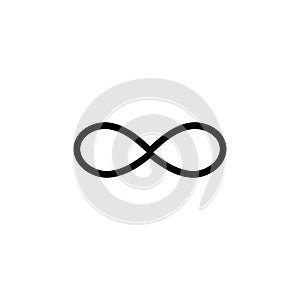 Infinity symbol icons vector illustration. Unlimited, limitless symbol, sign. Infinity icon