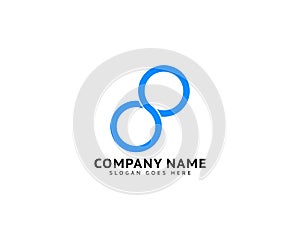 Infinity Symbol Logo Design Vector Illustration