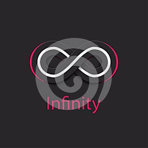 Infinity Symbol Logo. Vector Illustration