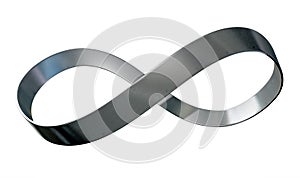 Infinity Symbol Metal Ribbon