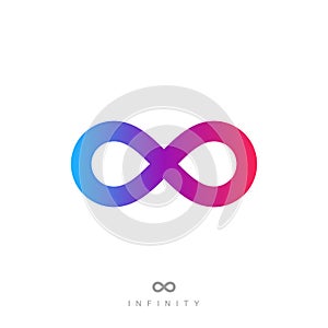 Infinity symbol, premium limitless logo