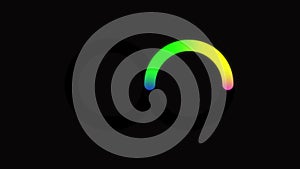 Infinity symbol or sign  3D animation of Colorful Glowing infographic infinity symbol  4k High Quality  30 FPS  3D render