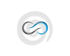 Infinity symbol vector icon