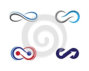 Infinity symbol vector icon